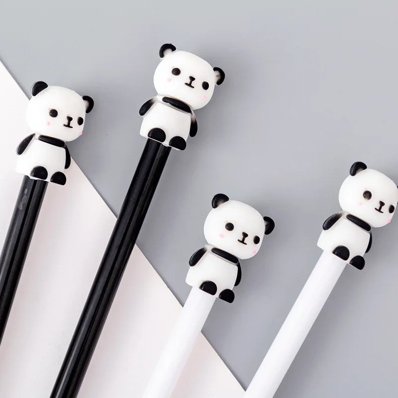 Stationery Gel Pen Cute Panda Cartoon Neutral Pen Suppl Student Black Ink 4