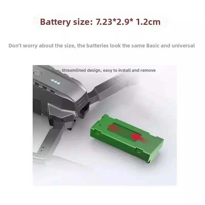 Batterie Li-po Drone 3.7V 6800mAh pour E88 E99 - Lot de 1 ou 2
