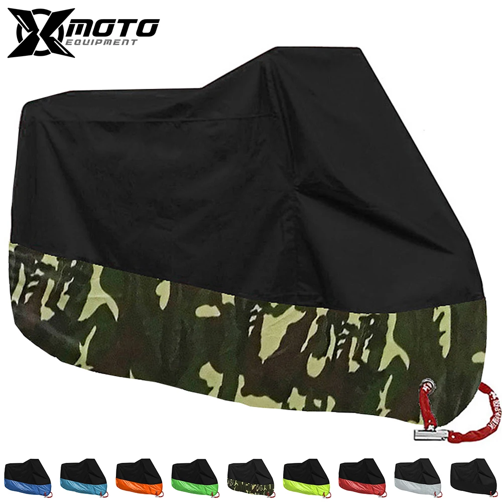 Universal Motorcycle Cover All Season Waterproof Dustproof UV Protective Outdoor Funda Moto Bike Motorbike Rain Cover M-4XL waterproof motorcycle cover all season dustproof uv protective outdoor indoor scooter 190t wear resistant fabric motorbike cover