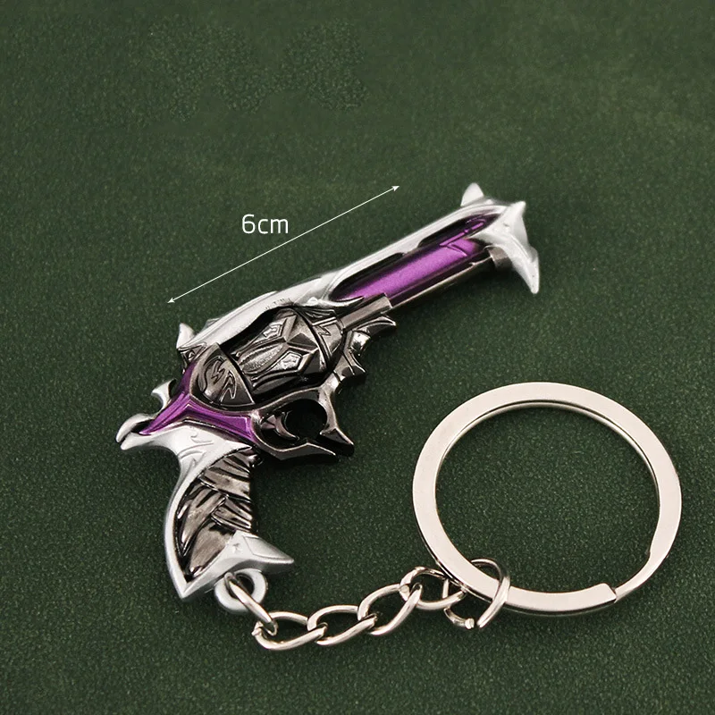 

Valorant Vandal Prime Reaver 6cm Miniature Rifles Model Gun Pendant Value Keychain Military Tactical Weapon Ornaments Gift Toy