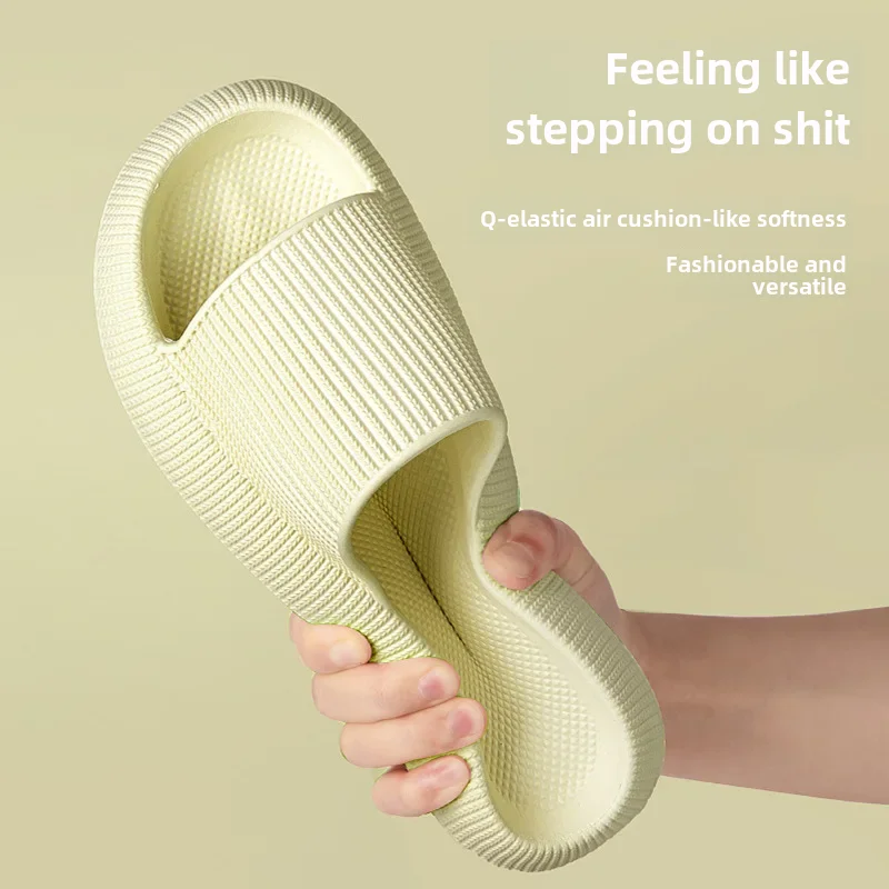 Men's Summer Thick-soled Slippers for Home Deodorant Indoor Home Bathroom Bath Non-slip EVA Slippers for Men slippers sandals shoes