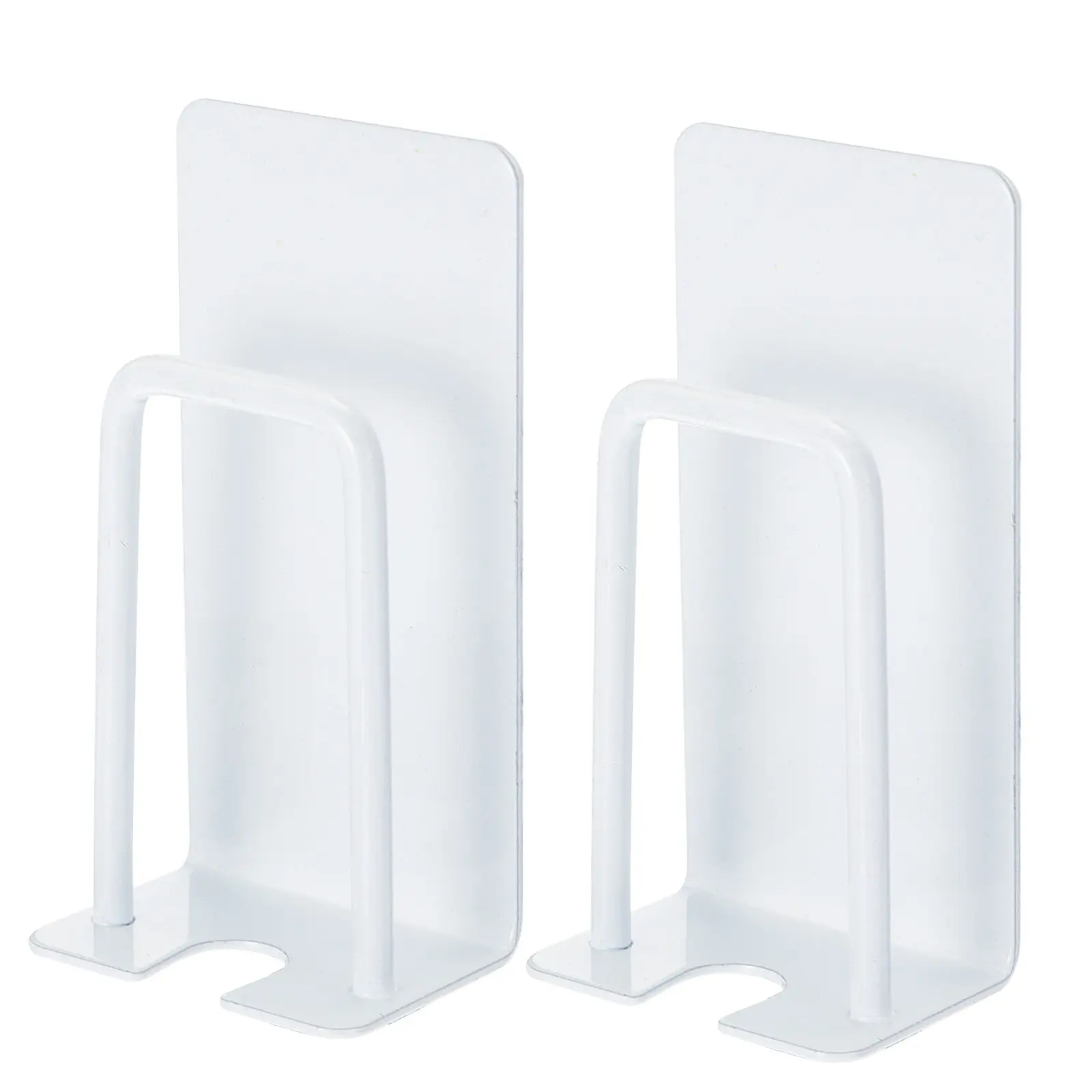 Stainless Steel Toothbrush Holder Wall Mounted Cup Rack Bathroom Storage Toothbrush Organizer Toothpaste Holders Household 2Pcs