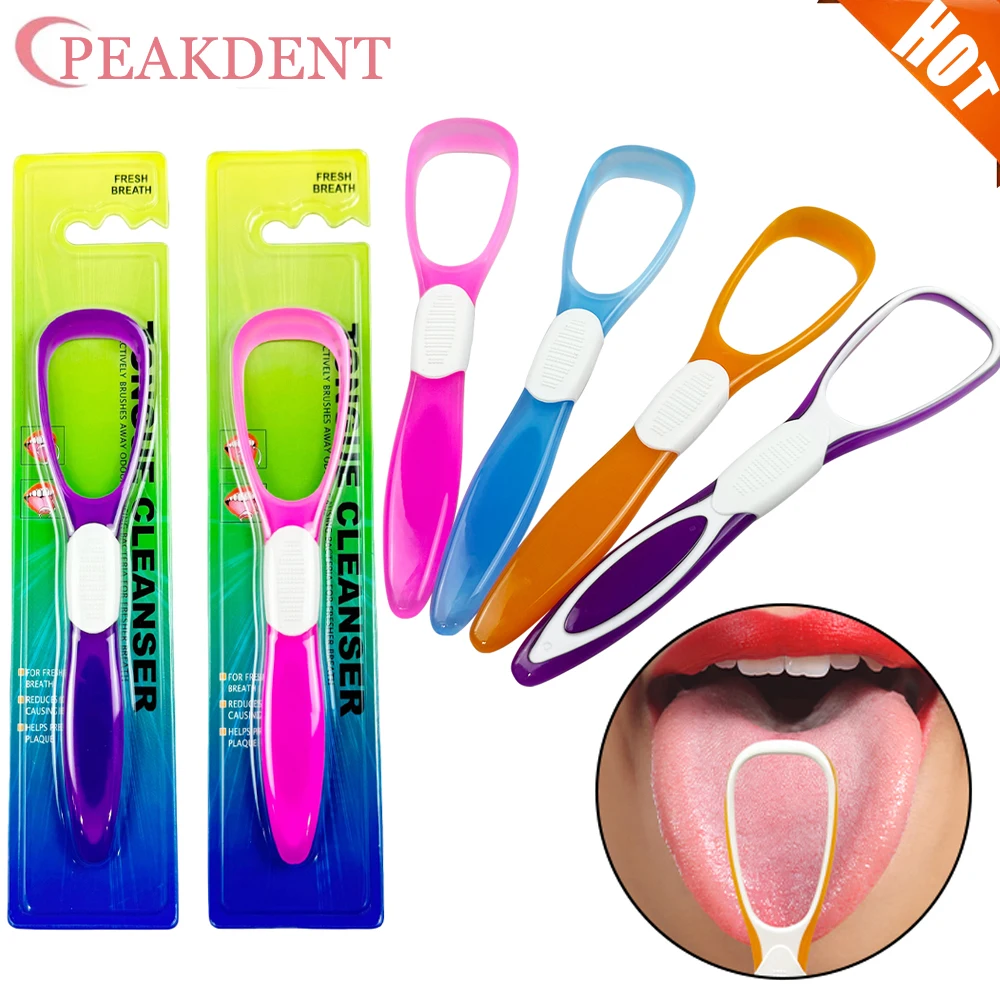 2pcs Scraper Cleaner Adult Kid Tongue Brush For Fresh Dental Eliminate Bad Breath In Seconds Oral Care Tool_voghion.com