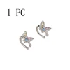 Boucles d'oreilles étoile Sring pour femmes, couleur argent, manchettes à Clip, sans Piercing, Kpop, bijoux à la mode, cadeaux, 1 pièce