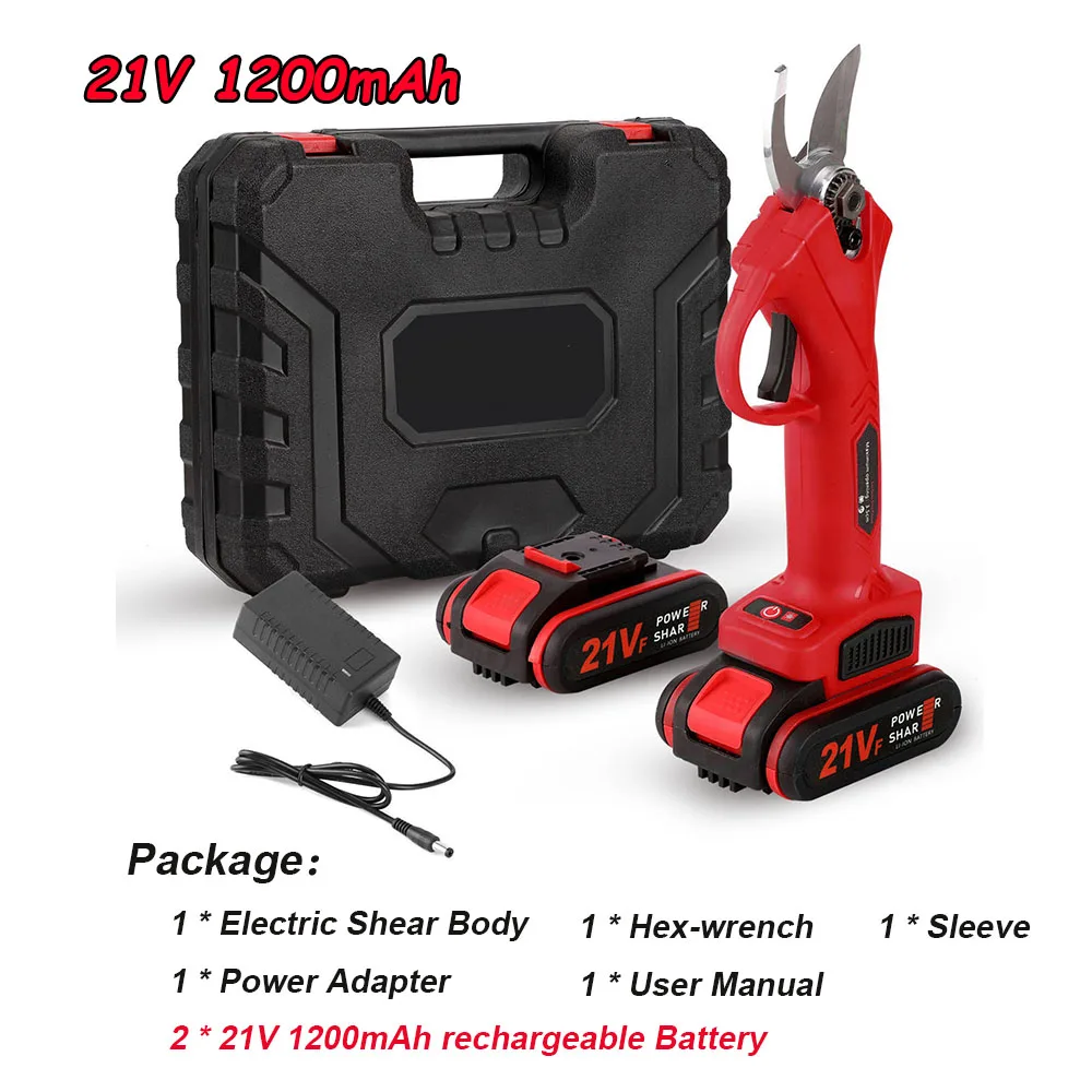 Pruning Shears Garden Tools Garden Pruner 21V Cordless Electric Pruner