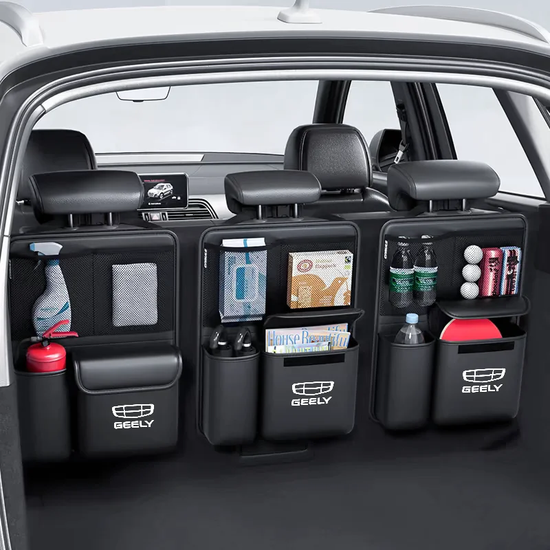 Geely Coolray Atlas Emgrand S GS GX7 SX7 도구 주최자 다기능 뒷좌석 교수형 주최자 용 자동차 트렁크 보관 가방