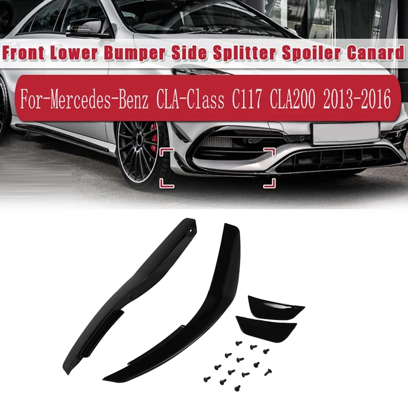 

4 шт., передний бампер для Mercedes-Benz CLA-Class C117 CLA200 2013-2016