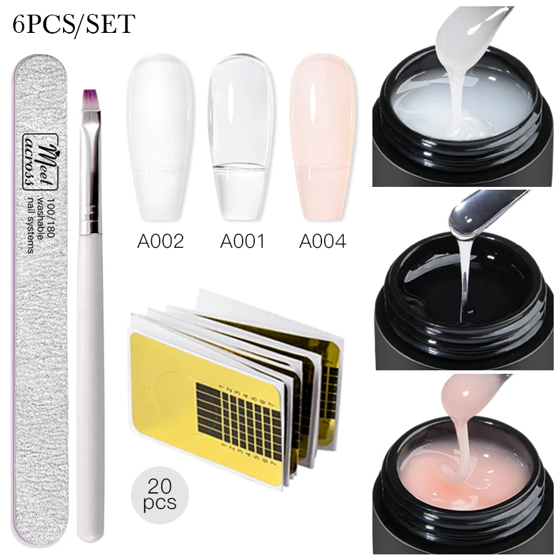 Limegirl Solid Building Nail Extension Gel Kits -LM658