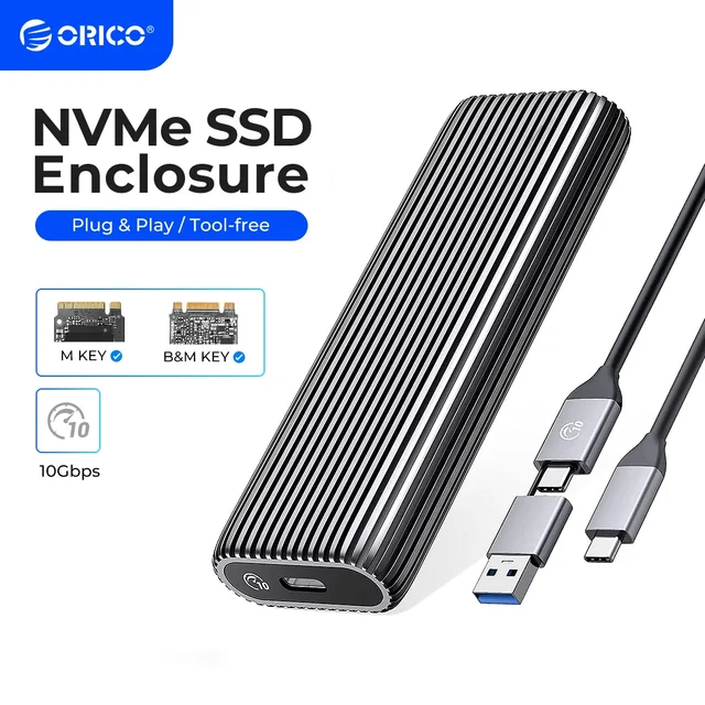 New Thunderbolt 3 To SSD Thunderbolt 3 Single-Dual NVME SSD Hard Drive  Enclosure Supports Thunderbolt 2 Interface MAC Computer - AliExpress