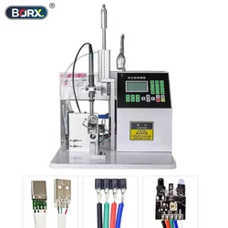 BORX Semi Automatic Soldering Machine 220V Pedal Type Soldering Station Diode Light Beads Power Plug USB Welding Equipment