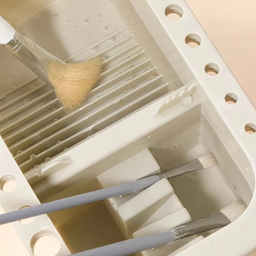 다기능 펜 세척통, 컬러 믹싱 버킷, 아티스틱 펜 홀더, 페인트 및 수채화 물감 상자 포함