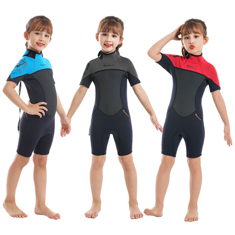 子供用ネオプレンウェットスーツ,2.5mm,ダイビングスーツ,男の子