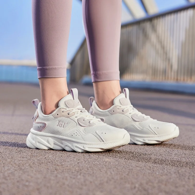 Running Shoes Womens Sneakers 361 Degrees Women Running Sport Shoes Lightweight Non-Slip Q bomb shock absorption Breathable Mesh Girl Sneaker Female 682232212