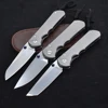 Chris Reeve CR S35VN Blade Ball Bearing  Stone Wash Titanium Alloy Survival Tool Outdoor Camping Knife High Hardness Sharp EDC 2