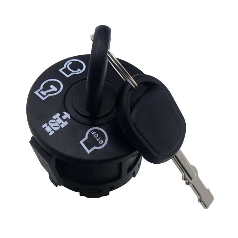 Upgraded 7-Terminals Starter Ignition Switch Keys 532193350 Compatible for Riding Lawn Mower Tractor Plastic & Metal D7YA riding lawn mower ignition switch