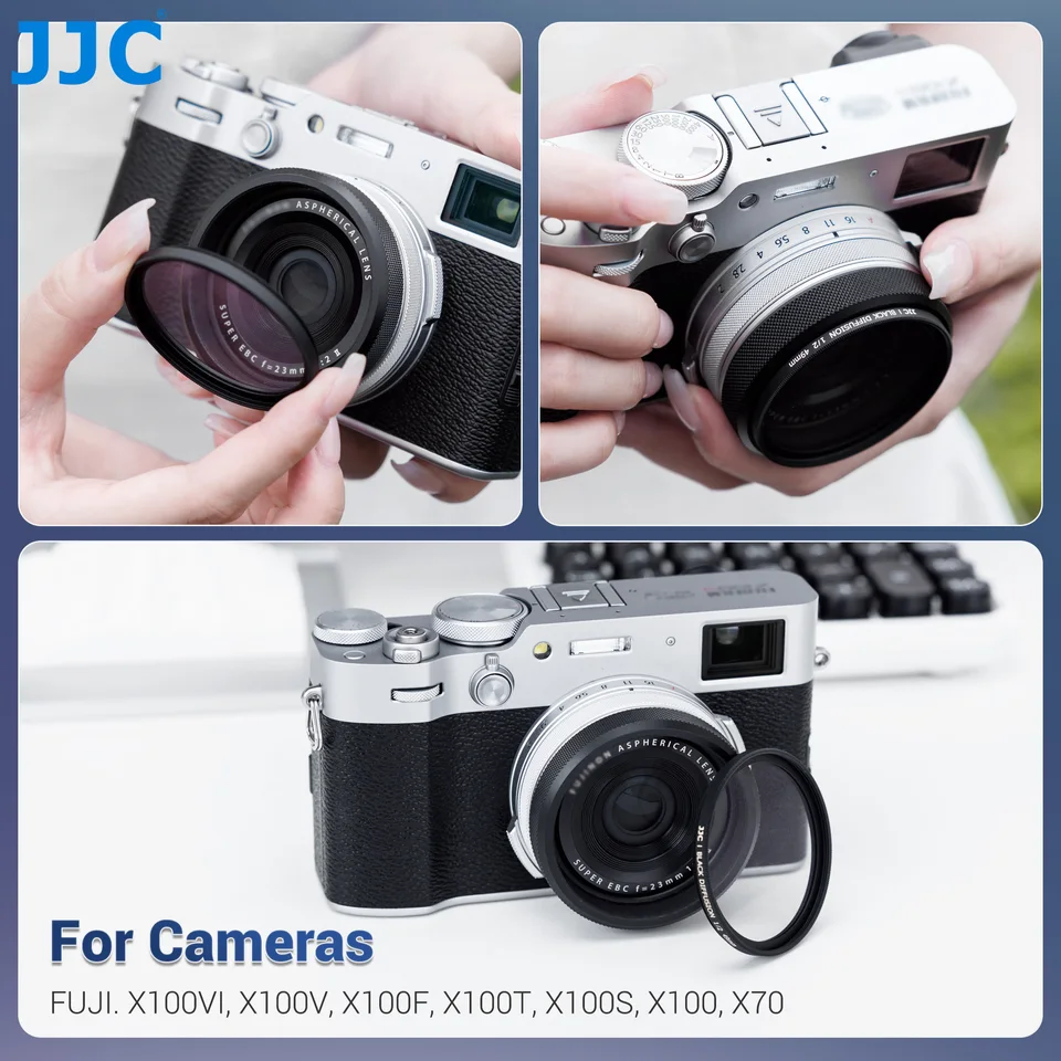 JJC レンズフィルターアダプターリング Fujifilm X100VI X100V X100F