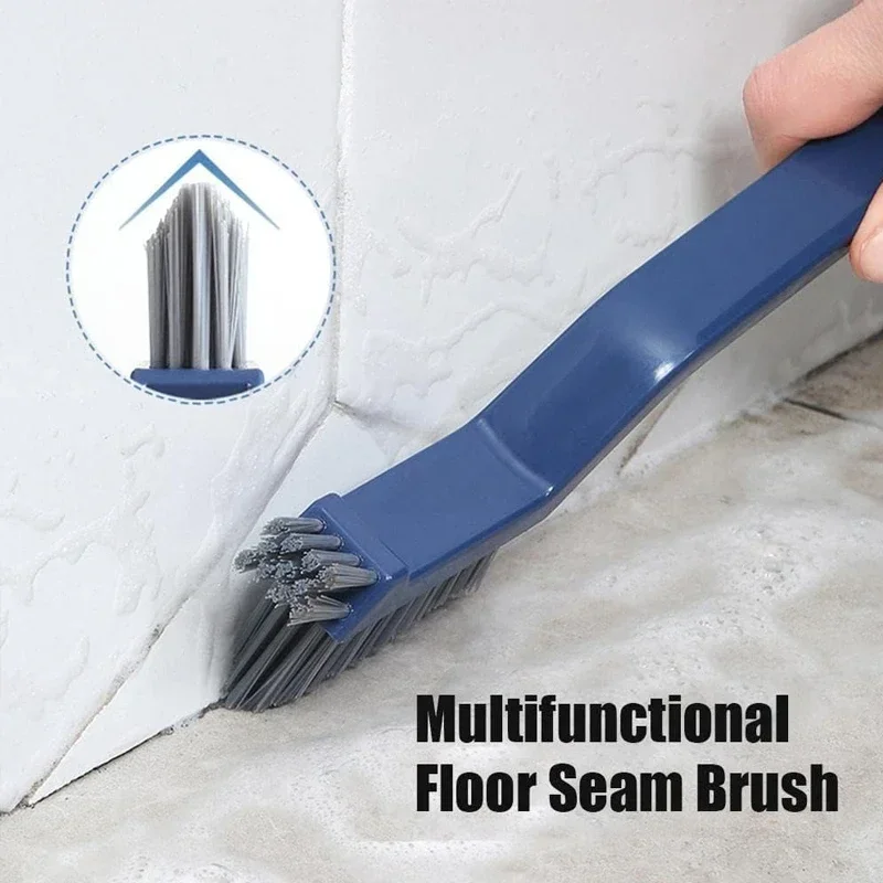 Bathroom Long Handled Brush Floor Brush Bathroom Sink Bathtub Ceramic Tile Hard Bristled Brush Cleaning Floor Seam Brush 1