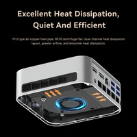 Mini PC Mllse G10, Nouveau AMD Ryzen 7 H 255, 24 Go de RAM DDR5, 1 To de SSD, Wi-Fi 6, BT5.2, USB4.0, Windows 11 Pro, Ordinateur de Bureau Mini pour Jeux 4