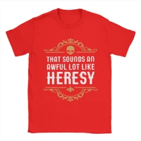Vintage Heresy drôle Wargaming w-wahammer 40k T-Shirts femmes col rond coton T-Shirts à manches courtes T-Shirts idée cadeau vêtements 5