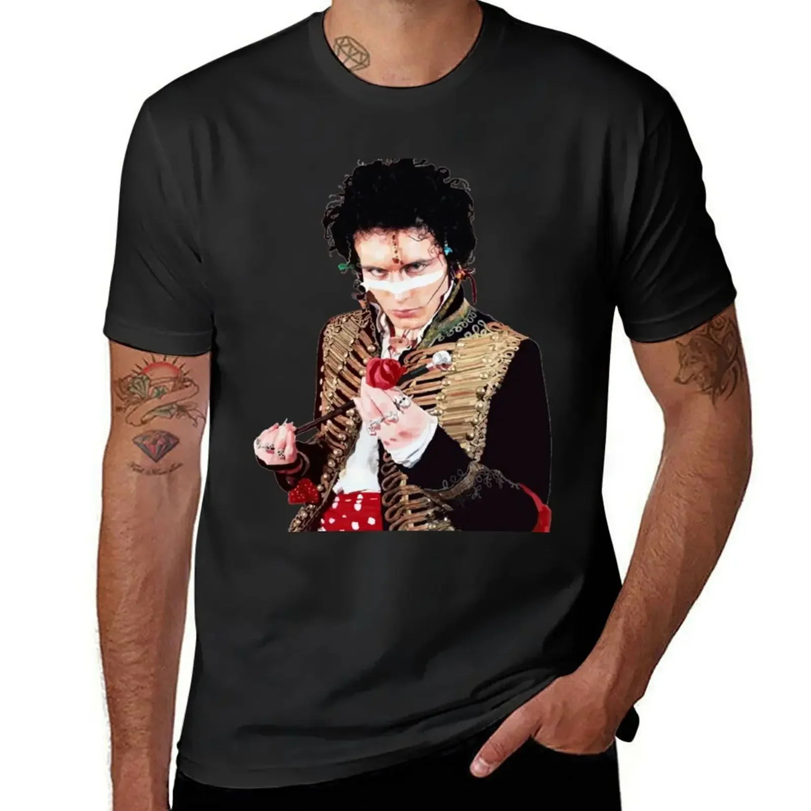 

Adam ant T-shirt plus size tops summer top summer clothes mens t shirt graphic