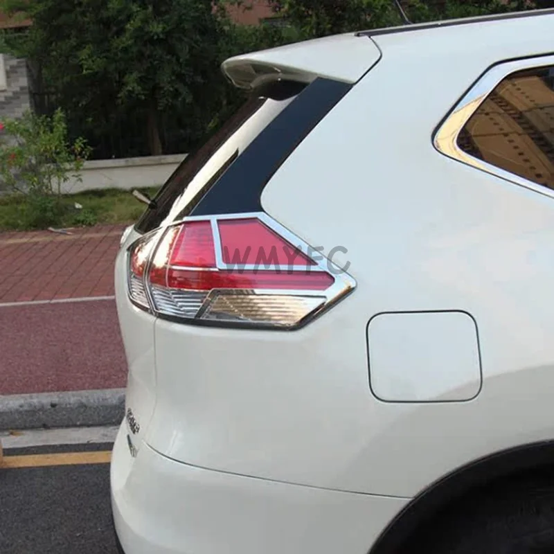 Rear light cover Tail lamp Trim XTrail X Trail ABS Chrome Decoration Car-Styling Accessories For Nissan X-Trail T32 2014 -