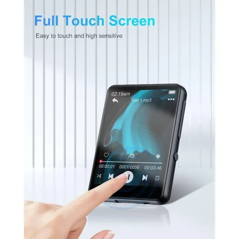 Description Picture 5 of item32GB BT 5.0 Touch Screen Music Player Portable mp3 Player with Speaker high Fidelity Lossless Sound Quality mp3 player