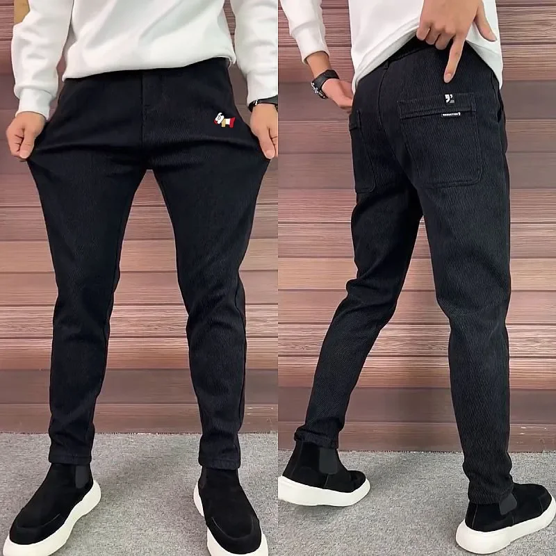 Spring Men's Black Golf Clothing Men Stretch Casual Golf Pants Men Wear Trousers Sport Long Tennis Pants Clothes