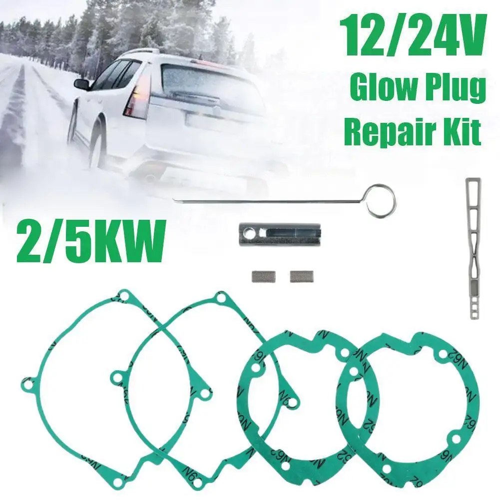 Glow plug repair kit 12V 24V For 2KW 5KW Air Diesel Parking Heater-Car Truck Boat Maintenance Tool Set