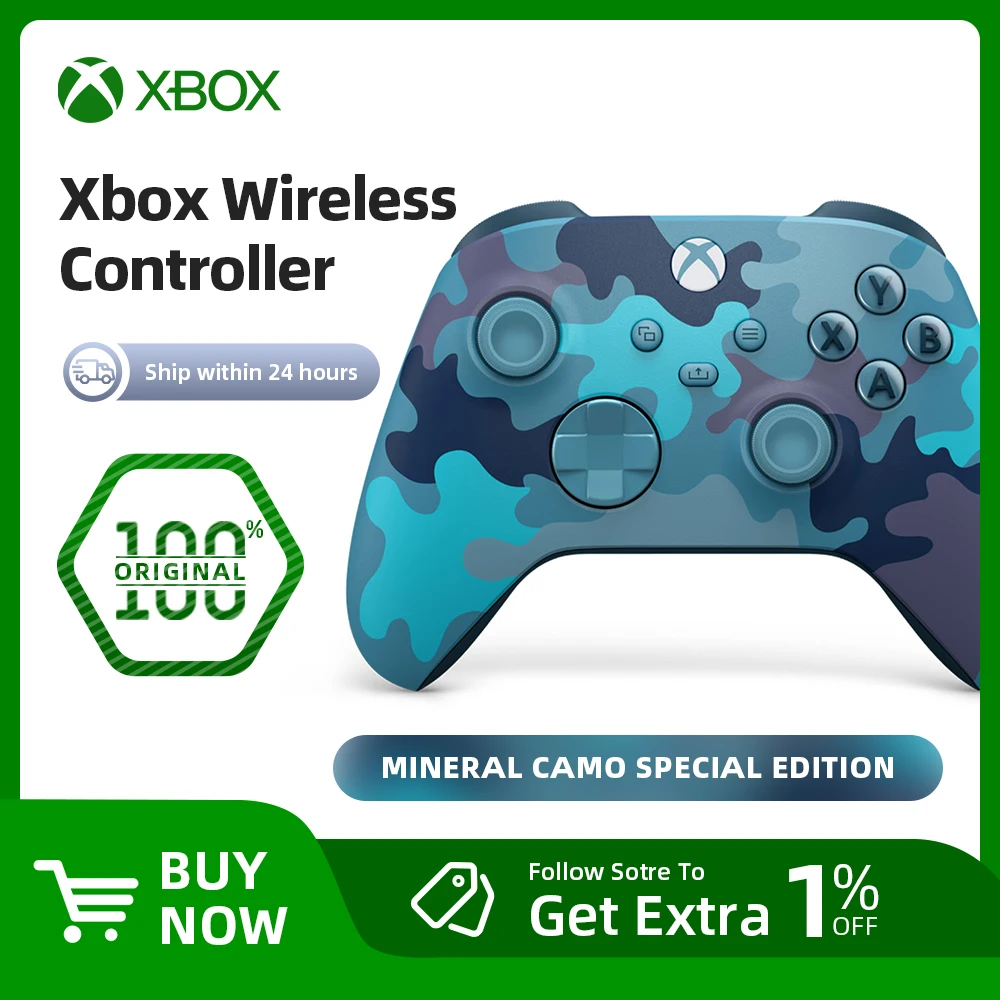 Xbox Wireless Controller – Mineral Camo Special Edition