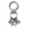 Type Pulley 304 Stainless Steel Duplex Bearing Traction Pulley Block Ultra-quiet Pulley Roller 85AC 2
