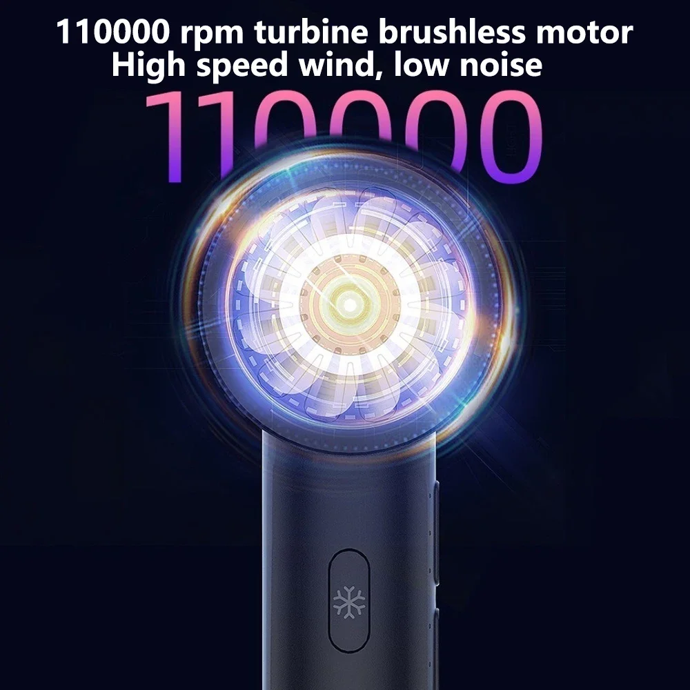 Brushless Motor 110000rpm Hair Dryer Professional Negative Ion Air Blower Fast Drying Constant Temperature Salon Hair Tools 3