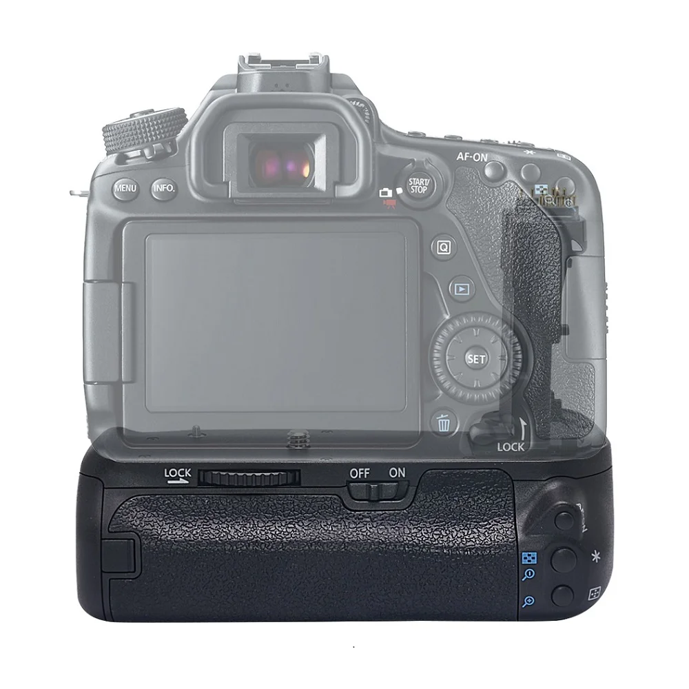 Mcoplus BG-70D Camera Vertical Battery Grip Holder as BG-E14 for Canon EOS 70D 80D 90D DSLR Camera Work with LP-E6 Battery