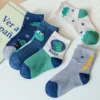 5 Pairs Boy Socks 1-12Y Kids Spring Summer Fall Cute Comfortable Mid Length 1