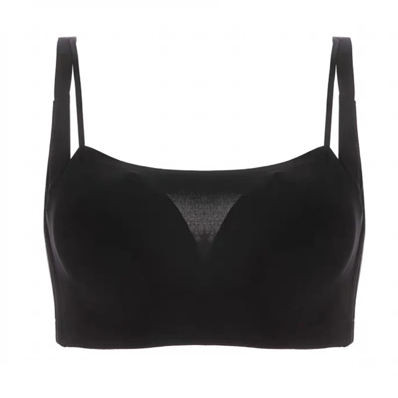 Womens Wireless Bra Smooth Seamless Underwear Full Coverage Comfort T-shirt Bas Female Lingerie 32 34 36 38 40 42 44 C D E F G H