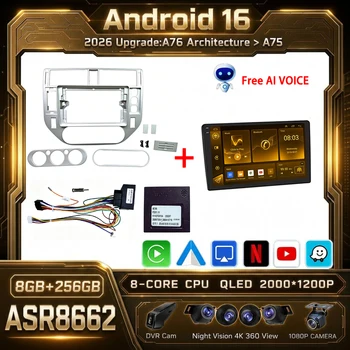 Autoradio GPS Android 16 per Ford Kuga MK1 2008-2012, Multimedia, Carplay, Navigazione, Unità Principale Stereo con Touch Screen, Senza Lettore DVD 2din