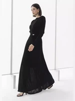 فستان شيفون نسائي من DEAT-Kink ، رقبة مائلة ، خصر فضفاض ، لون واحد ، فساتين سيدة مكتب ، موضة غير رسمية ، جديد ، صيف ، 13DB7036 ، 1