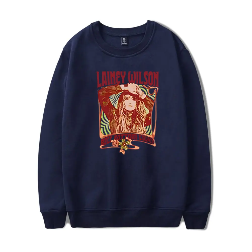 

Lainey Wilson Country With A Flare Tour 2023 Merch пуловер, персонализированная Толстовка с длинным рукавом, Мужская/Женская толстовка с круглым вырезом