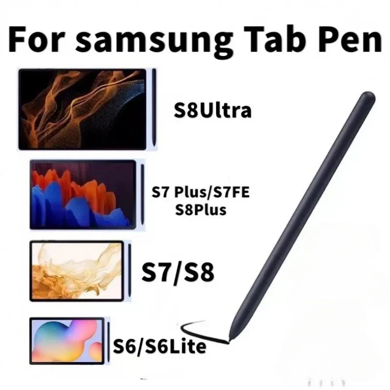Per Samsung Stylus S Pen Para Tablet, Desenho Stylus, Caneta De Toque Para Tab, S6Lite, S7Fe, S7, S7Plus, S8, S6, Bluetooth,