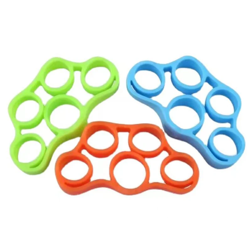 Finger Exerciser Silicone Hand Gripper Relaxing Occupational Therapy Toys Kids And Adults 3PCS
