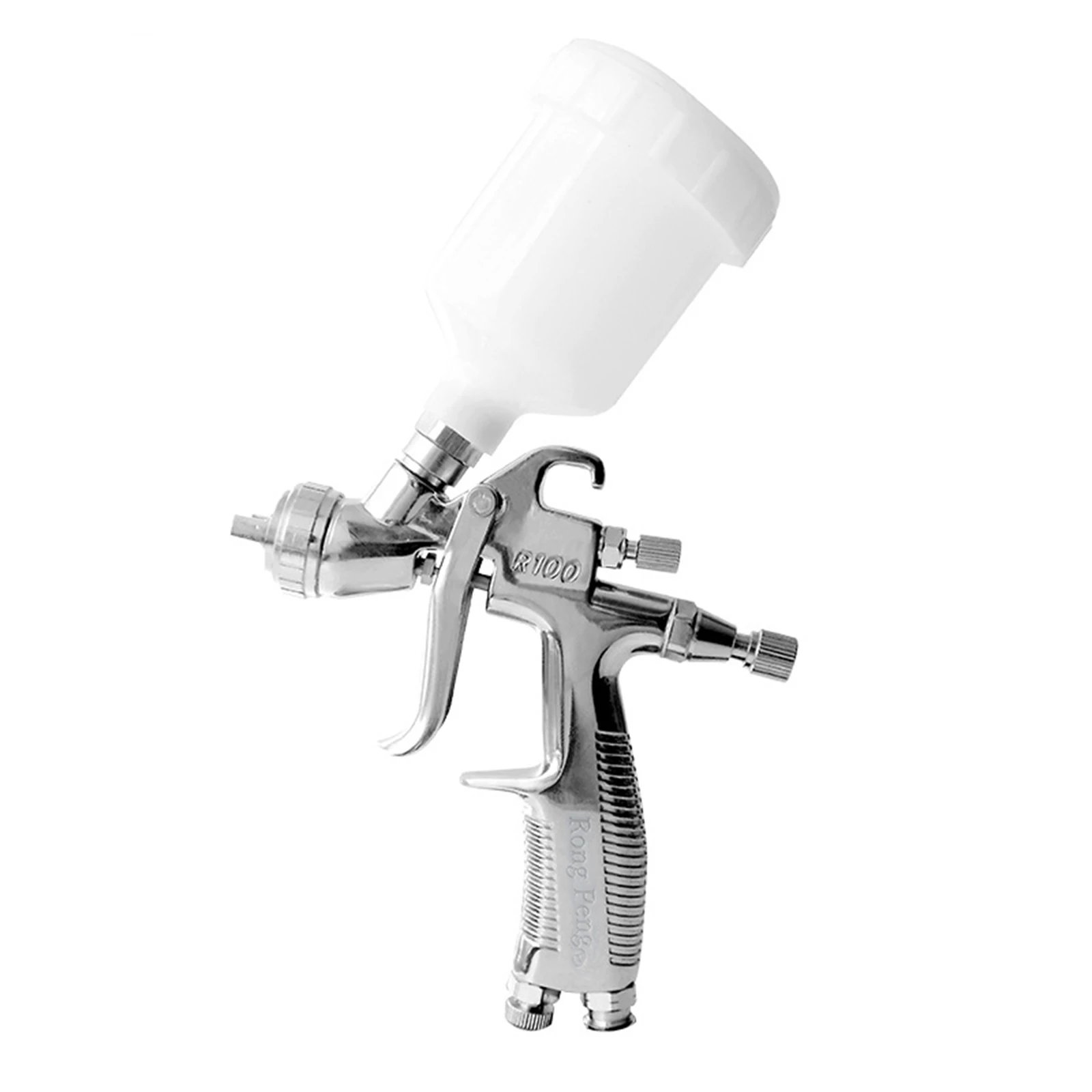 New R100 Repair LVLP Spray Gun with 120ml Cup, Mini Pneumatic