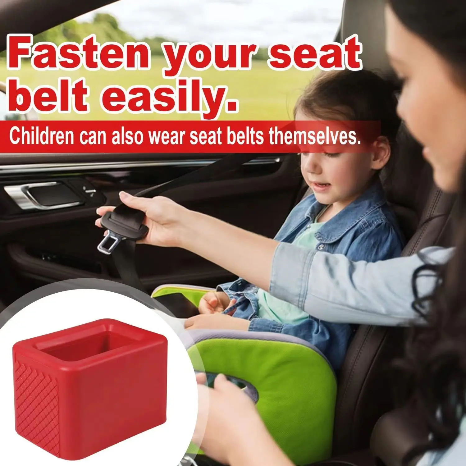 Car Seatbelt Guard Seat Belt Holder Silicone Buckle Protective Cover Locking Upright Device Card Slot Bracket Car Accessories seat belt cover seat belt strap seat belt guard