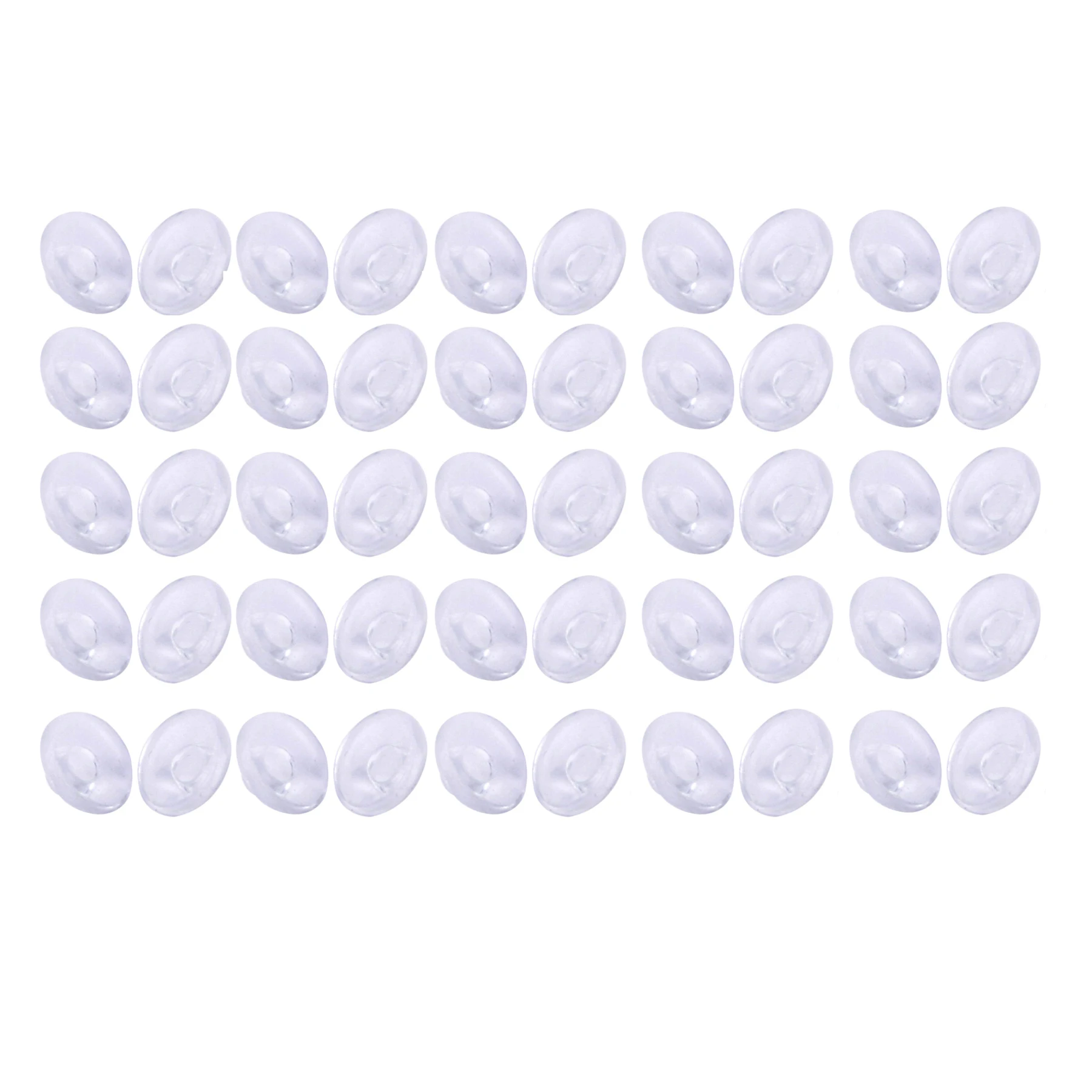 

25 пар круглых силиконовых носоупоров для очков 9 мм