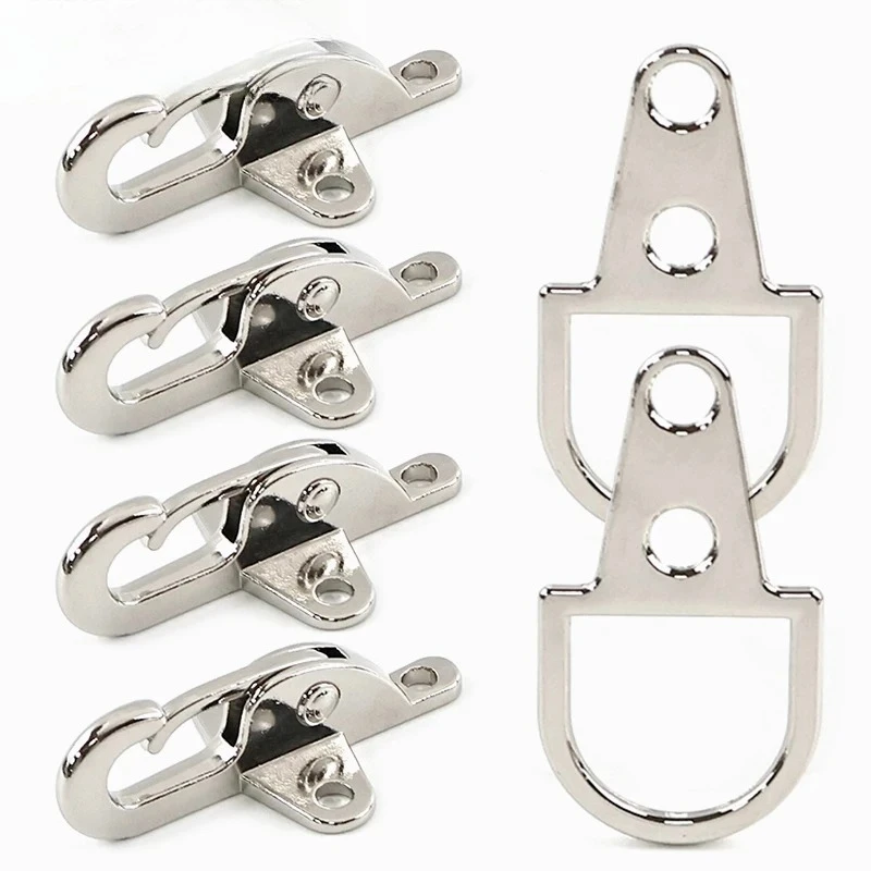 1/2/3/4/5Pcs 실버 메탈 소방관 후크 걸쇠 버클 4/5cm 가방 코트 자켓 벨트 장 바느질 용품 핸드백 패스너