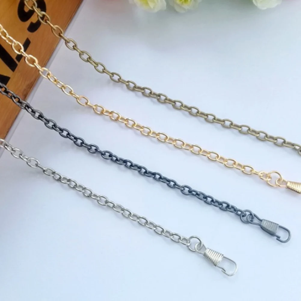 

40cm/60cm/120cm/ Metal Bag Chain Replacement Bag Strap Exquisite Shoulder Bag Belt Fashion Purse Chain Strap Handbag Handle