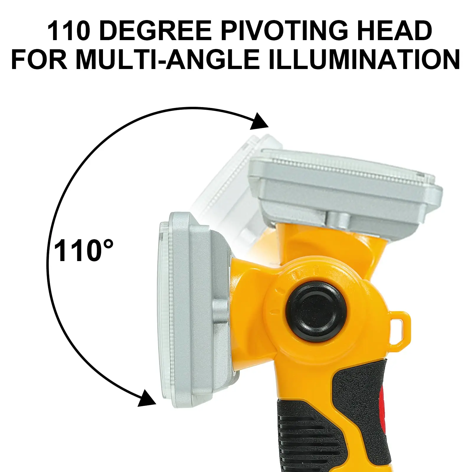 For Dewalt 20v Work Light 18W 2000LM Portable Floodlights Spotlight with USB Cha