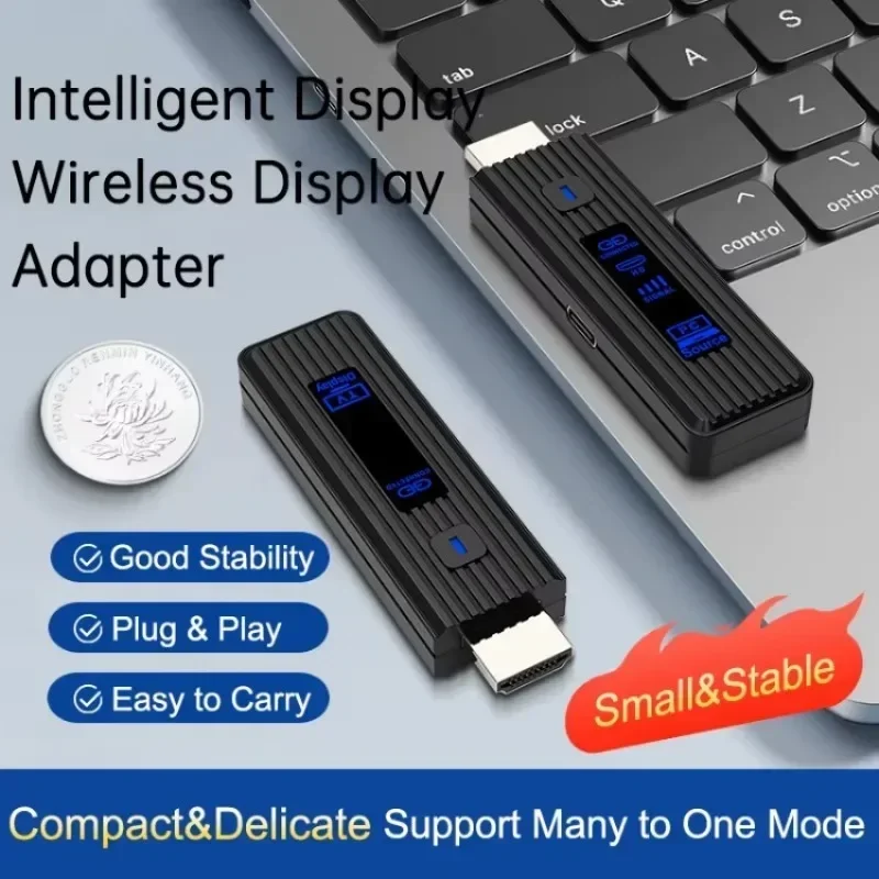 HDMI Wireless Video Audio Transmitter Receiver Extender 50M 1080P@60Hz Wireless Display Adapter from PC to Projector & Monitor