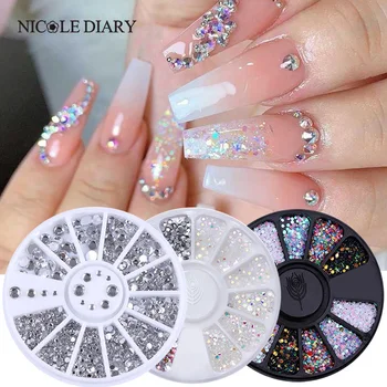 Mixed-Color-Glitter-Nail-Rhinestone-Flat-Back-Crystal-Gems-Irregular-Jewelry-Beads-Manicuring-3D-Nail-Art jpg