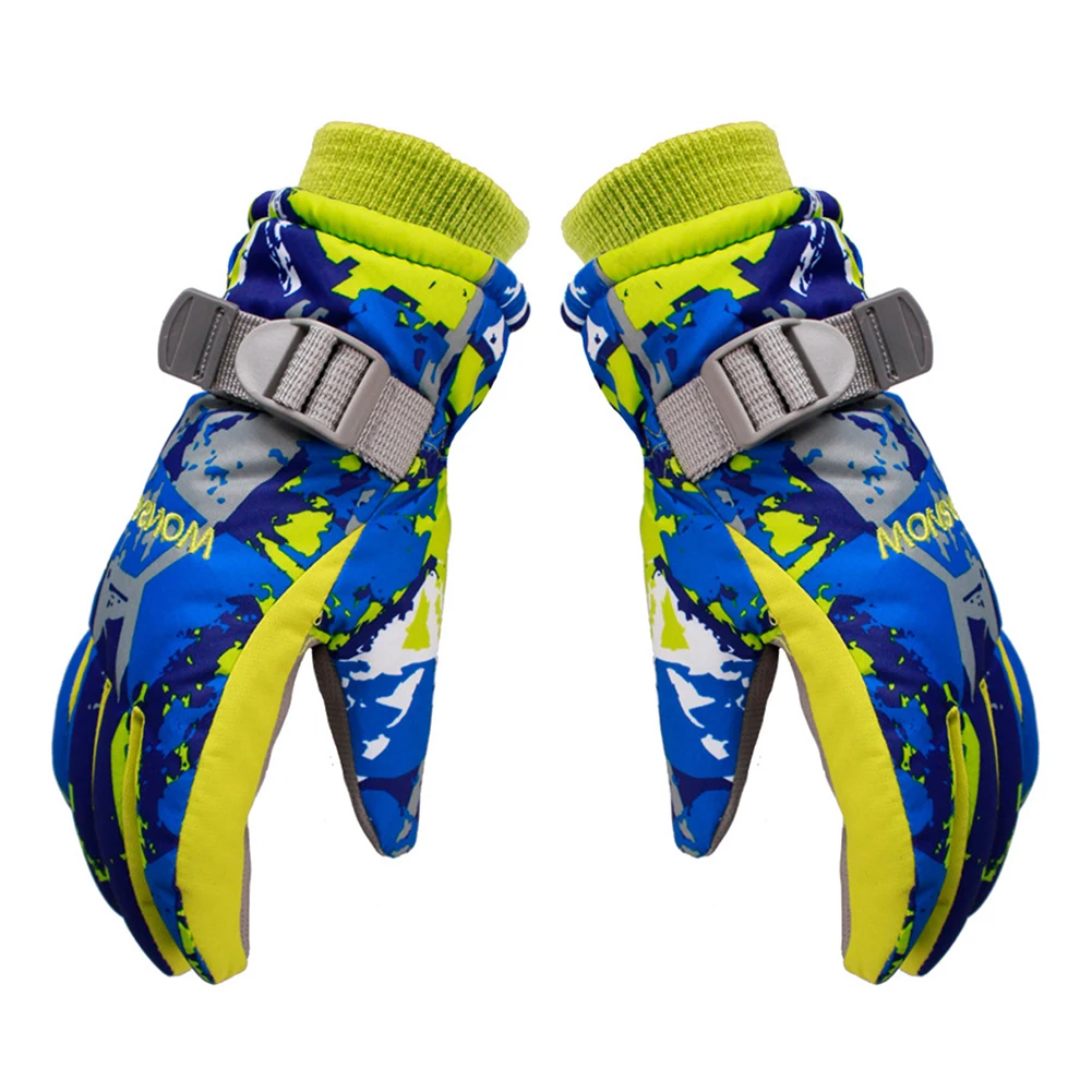 ChildrenAdjustableBuckleKeepWarmClimbingPrintedWaterproofSki