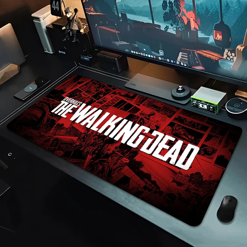 Large Mouse Pad Gamer Cabinet Pc Keyboard Desk Mat 900x400 The W-Walking D-Dead MousePads Laptop Gaming Accessories Mousepad Xxl