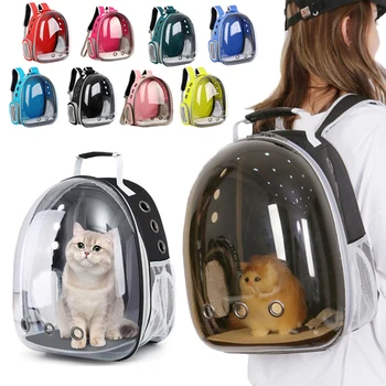 Pet Carrying Bag Space Pet Backpacks Breathable Portable Transparent Backpack Puppy Dog cat Transport Carrier Space Capsule Bags